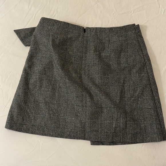Wilfred wool plaid tie skirt - Picture 3 of 3